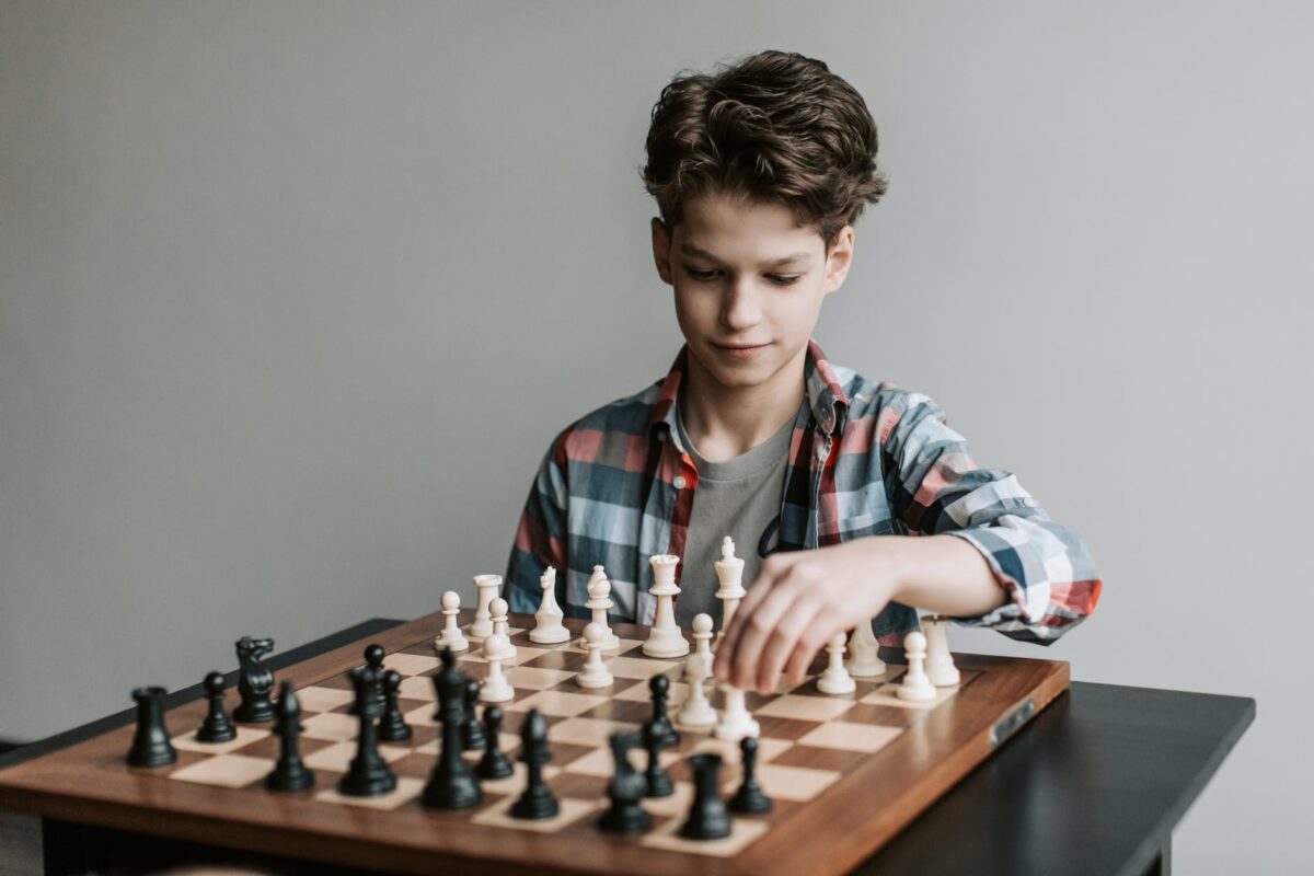 wspieranie dziecka w grze w szachy